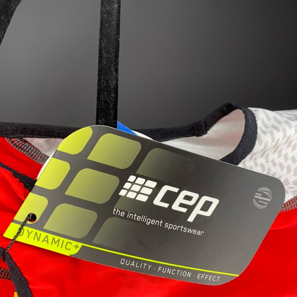 Women’s CEP Dynamic +Triathlon Compression Skinsuit Sz V (XL) NWT Black/Red NWT - Picture 10 of 14